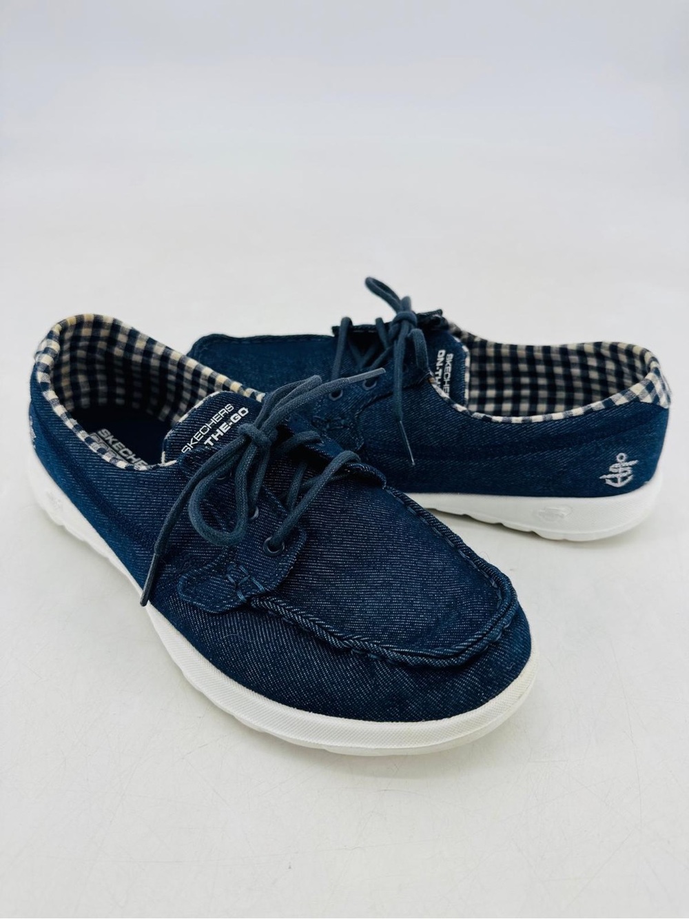 Skechers On The Go Ideal Coastal Gogo Max Nautical Preppy Air Cooled Boat Shoes